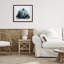 «Blue Pumpkin with Bow», reproduction encadrée sous verre, design by Creative Studio-17224662-17224660