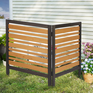 2-panel Outdoor Air Conditioner Fence Screen