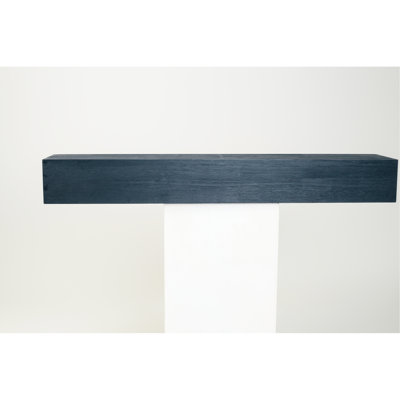Foyer en bois rustique à tablette flottante de 60 pouces pour la décoration intérieure, fabriqué en bois massif, avec support de suspension invisible, charge de 9 po d'épaisseur et de 50 lb, aspect décoratif élégant fabriqué à partir de la structure, statique