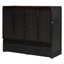 Lit escamotable double avec port USB et grand tiroir, espresso-251829973-251829972
