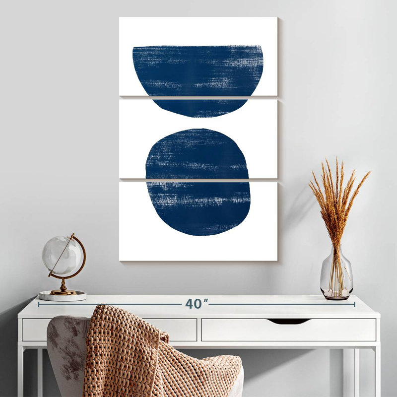Avery Abstraction I - bleu marine