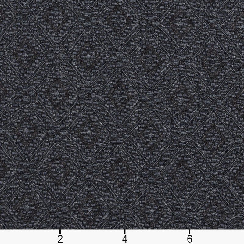 Tissu floral matelassé, Bleu 2