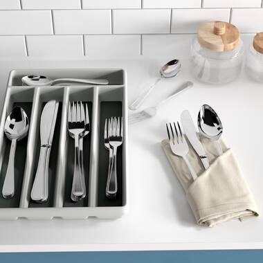 Oster Langmore 15 Piece Stainless Steel Cutlery Knife Block Set W/Black Box  – Classic Blue Handles