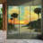 " Seaside Sunset " 3 - Pieces