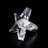 Pentagram LED Solid Crystal-Style Glass Bulb, 3000K Warm White, E26/27 Medium Base Bulbs (Base not included)