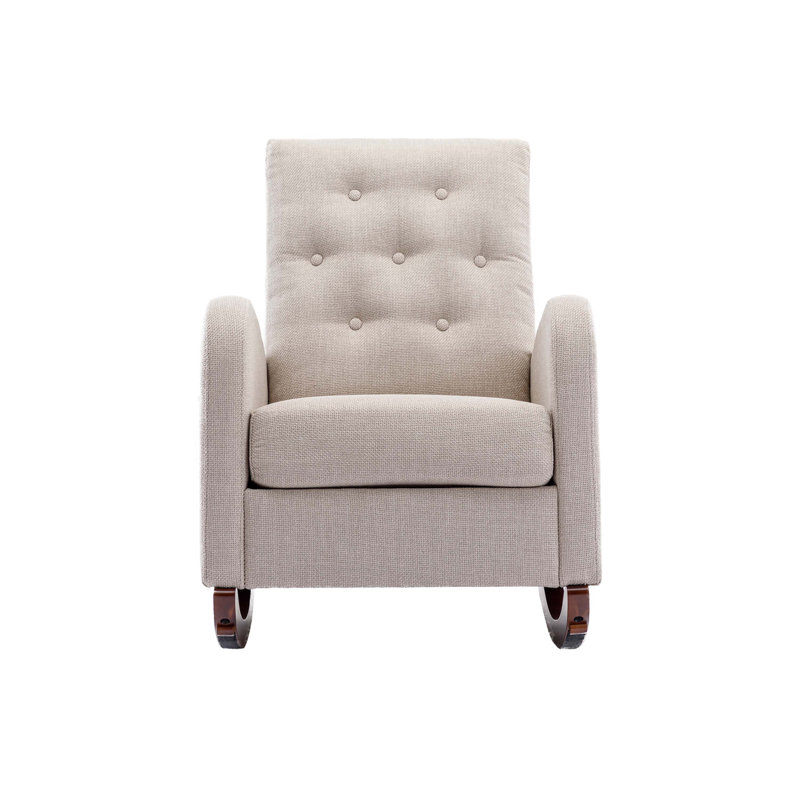Chaise berçante Rayleigh, Beige