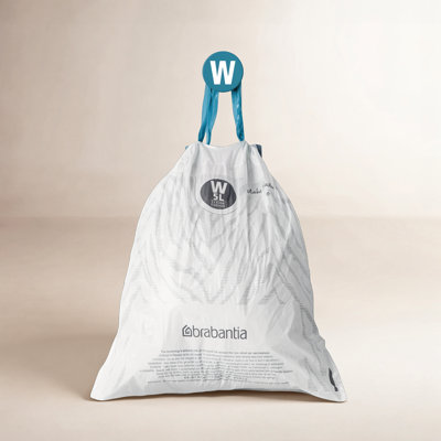 Brabantia PerfectFit Trash Bags, Code W, 1.3 Gallon (5L), 200 Trash Bags  