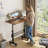 31.5" Height Adjustable Standing Desk With Lockable Wheels Home Office
