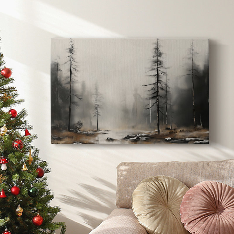 Art des Fêtes de Noël - Toile tendue avec châssis - Série 3-IX, H 12 po x l 18 po