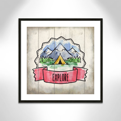 Adventure Is Out There Plants & Flowers Framed Art