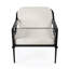 Southport Iron Upholstered Outdoor Lounge Chair