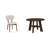 Cloyse Brown 5pc Dining Set