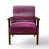 Purple/Pink Polyester selected