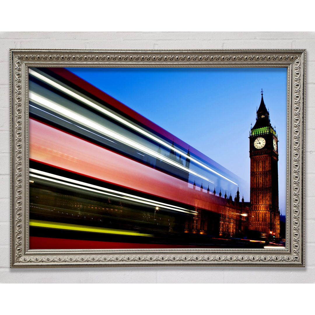 London Big Ben Doppeldecker-Bus - Druck