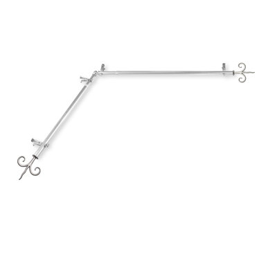 Branum Stainless Steel Single Curtain Rod