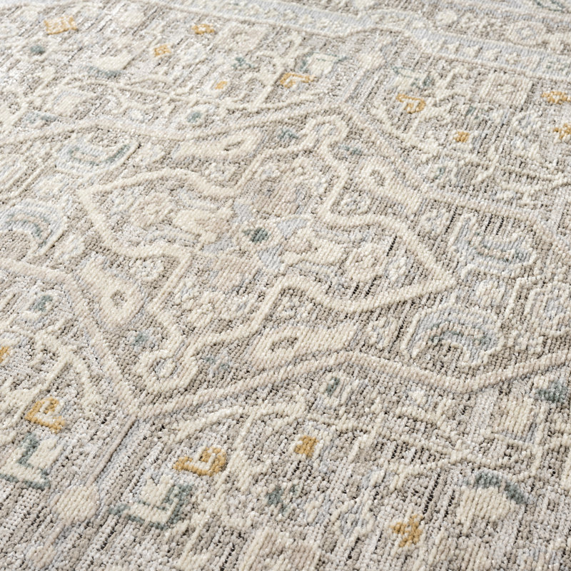 Tapis bohémien médaillon, Rectangle 5 pi x 7 pi
