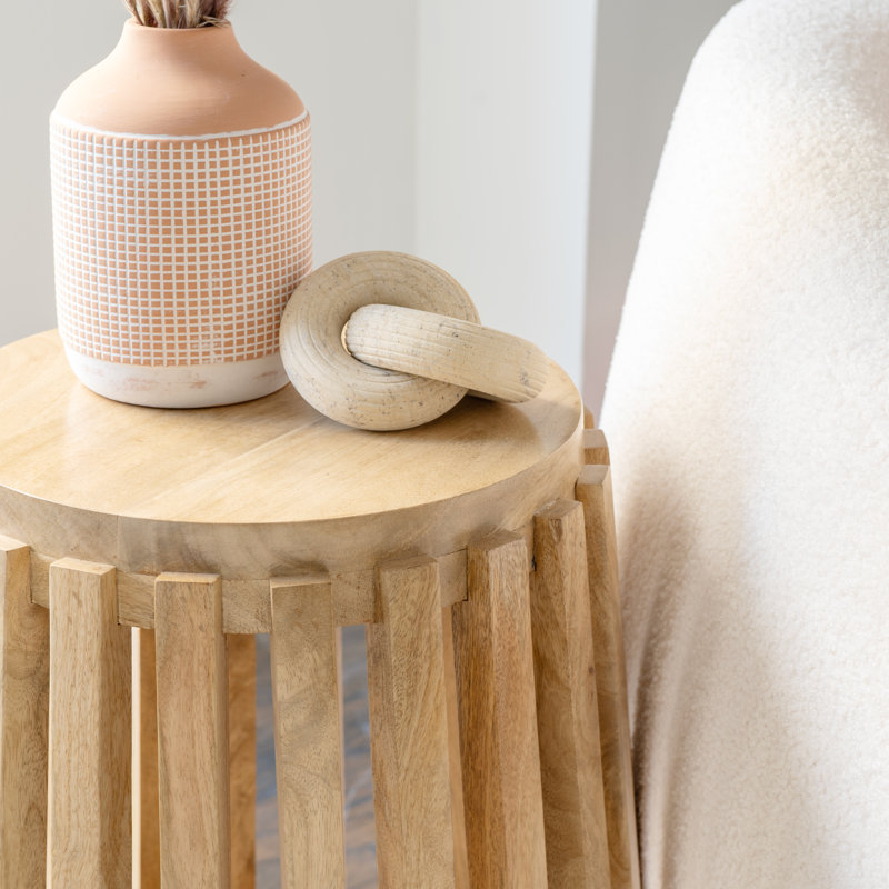Darelys Solid Wood End Table