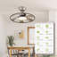 Light Pro 22 po Ventilateur de plafond DEL pour café avec télécommande