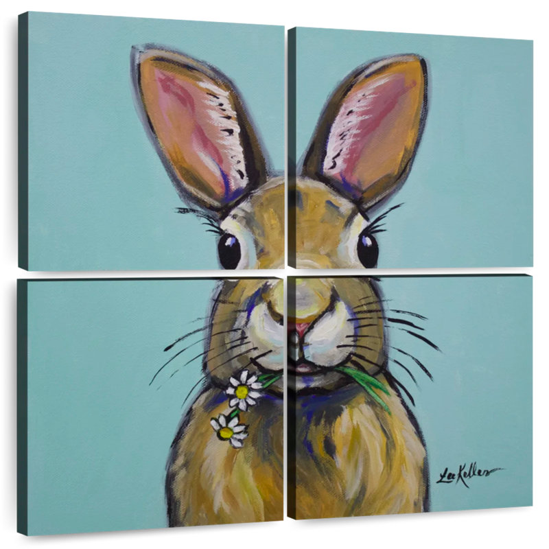 Brampt Rabbit Meadow, 18" H x 18" W