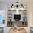 10 - Light LED Sputnik Modern Linear Chandelier