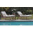 Croquet Teak Chaise Without Wheel - Oyster-70191749-70192658-70063431