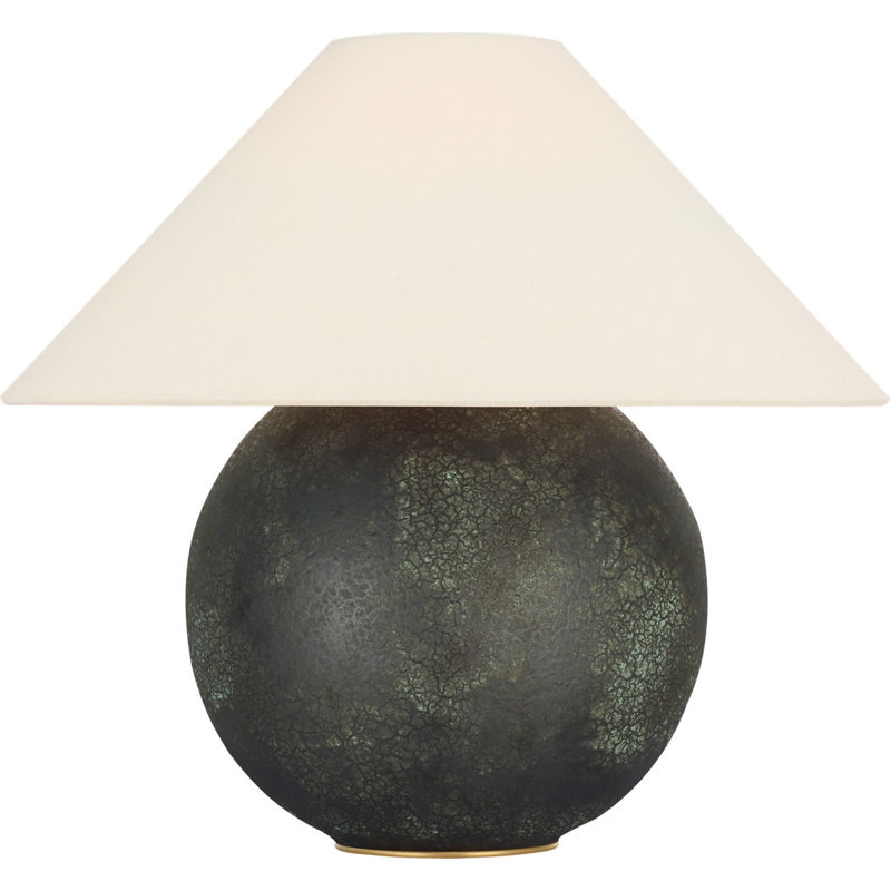 Lindo 14" Accent Lamp with Linen Shade, Aurora