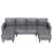 Polyester gris est en rupture de stock