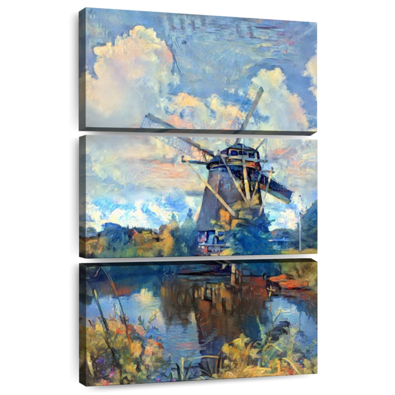 Lilie Amsterdam Windmill, 38" H x 24" W
