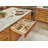 Wood Base Cabinet Two-Tier Replacement Drawer System W/ Soft-Close-104596847