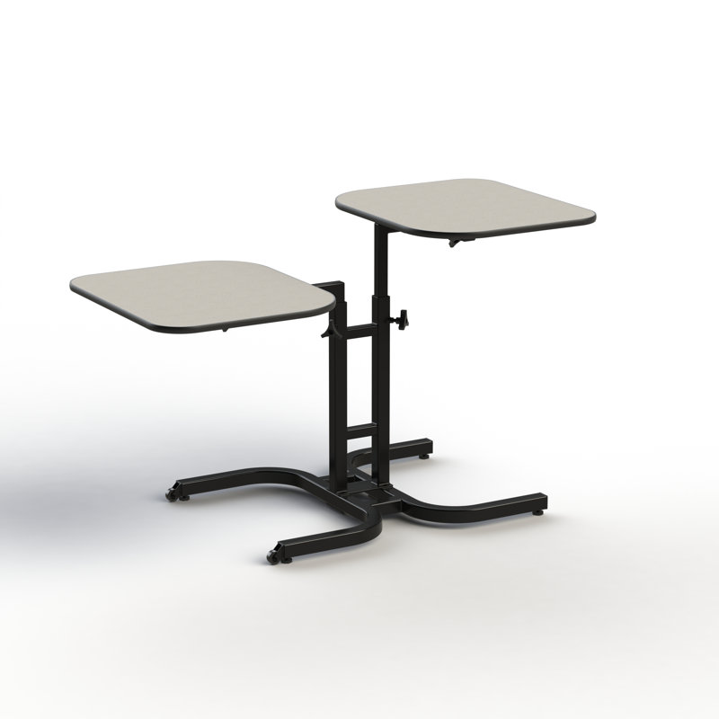 Extendable Metal Base Dining Table