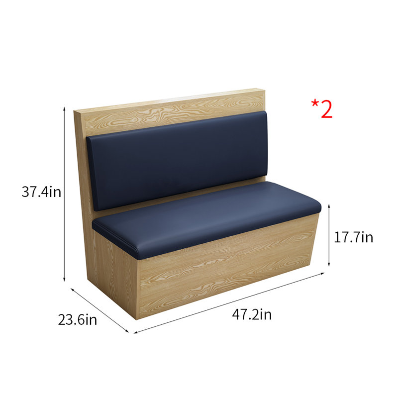 Banc rembourré en similicuir
