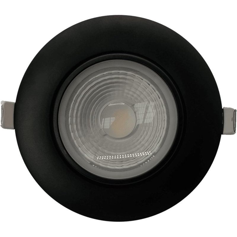 4'' Dimmable Air-Tight IC Rated Recessed Lighting Kit, Noir