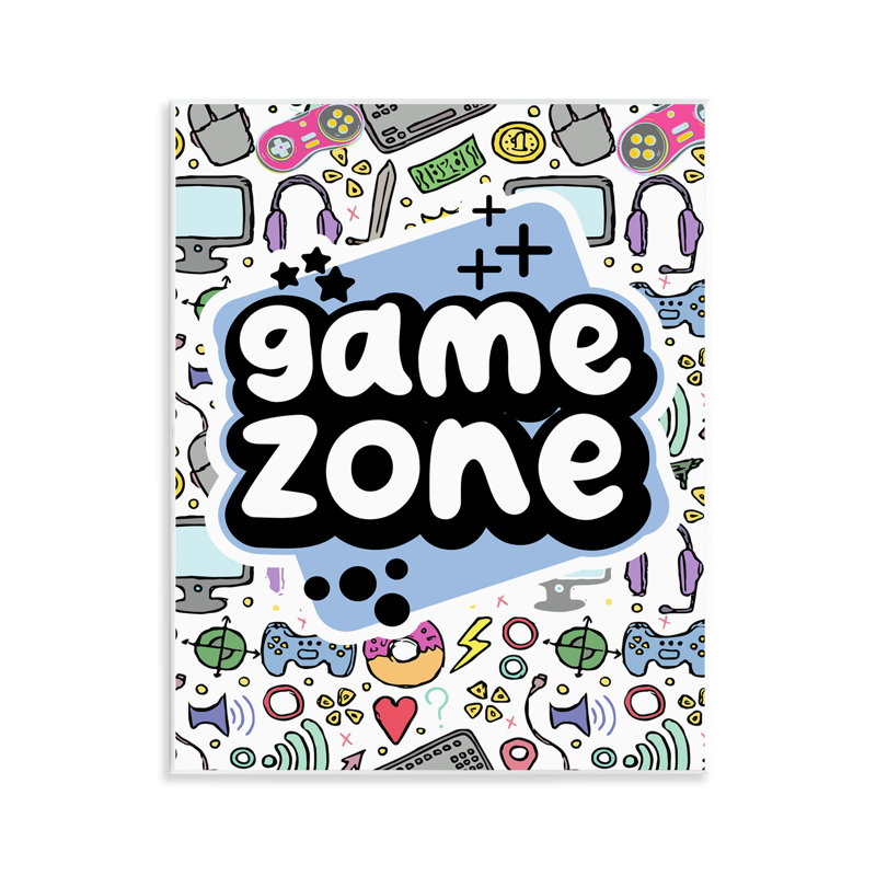 "Blue Game Zone", art mural par Jesse Keith