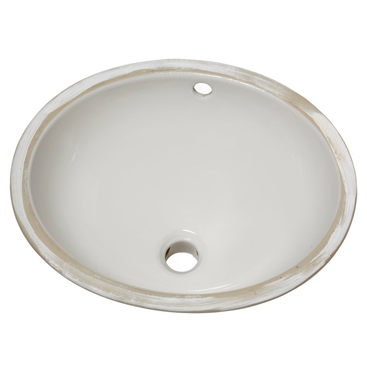 American Standard Ovalyn 16.25'' Vitreous China Oval Bathroom Sink with Overflow