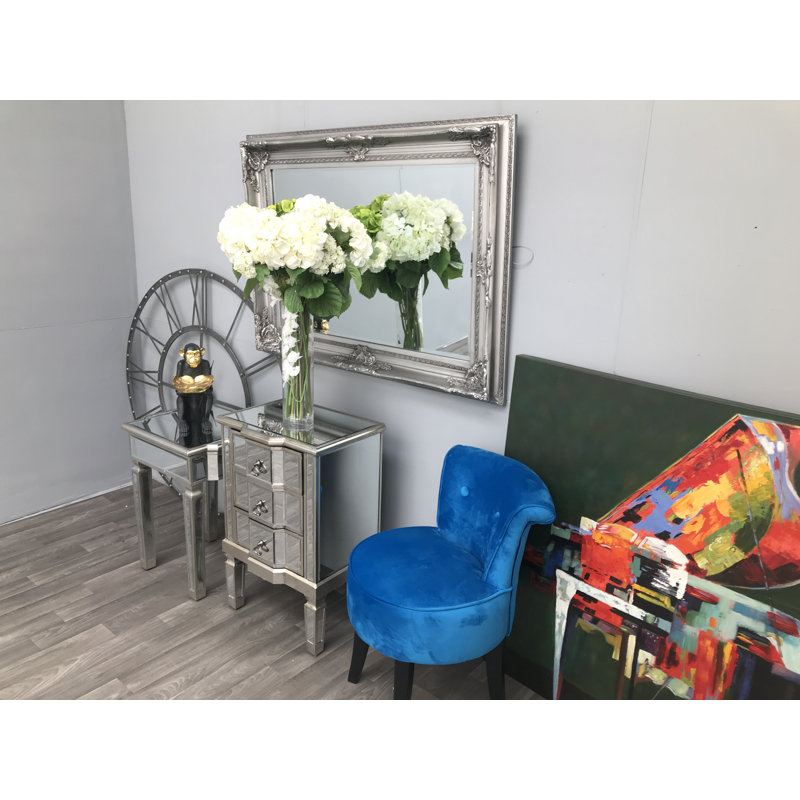 Desdemona 48cm W Solid Wood Bedside Table