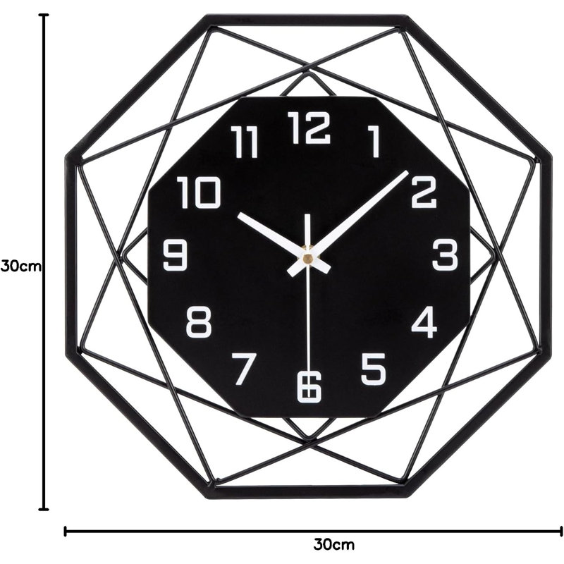 Iron Analogue Wall Clock
