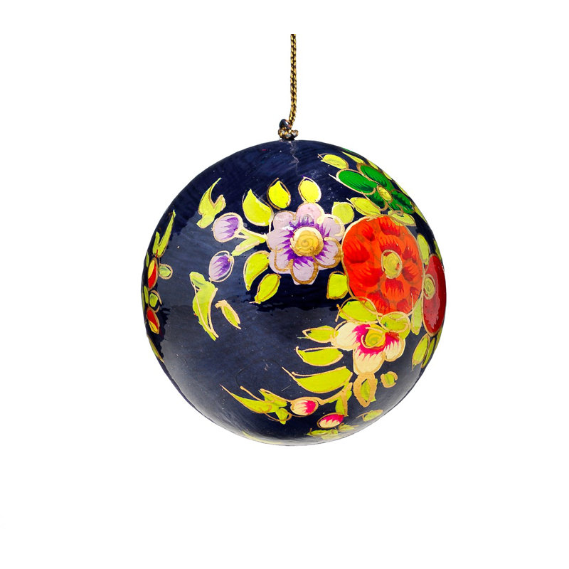 Royal Blue Blooms Bauble
