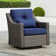 Keaisha Outdoor Swivel Wicker Glider Lounge Chair-692609361