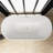 59'' x 28.38'' Freestanding Soaking Acrylic Bathtub
