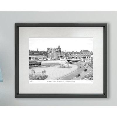 Warrington, Marshall Gardens C1960 1 Piece Single Picture Frame Wall Art