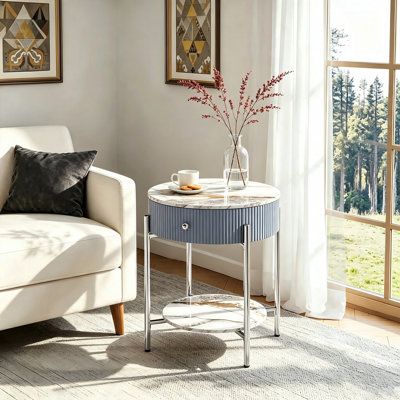 Woodville Side Table with Storage
