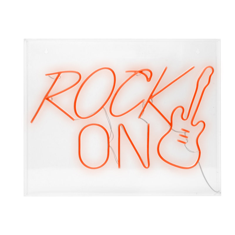 Décoration murale « rock on Guitar »