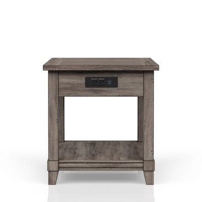 End Table W/ Storage Drawer & USN