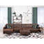 Finnegan 5 Seater Faux Leather Sofa Bed-36470770