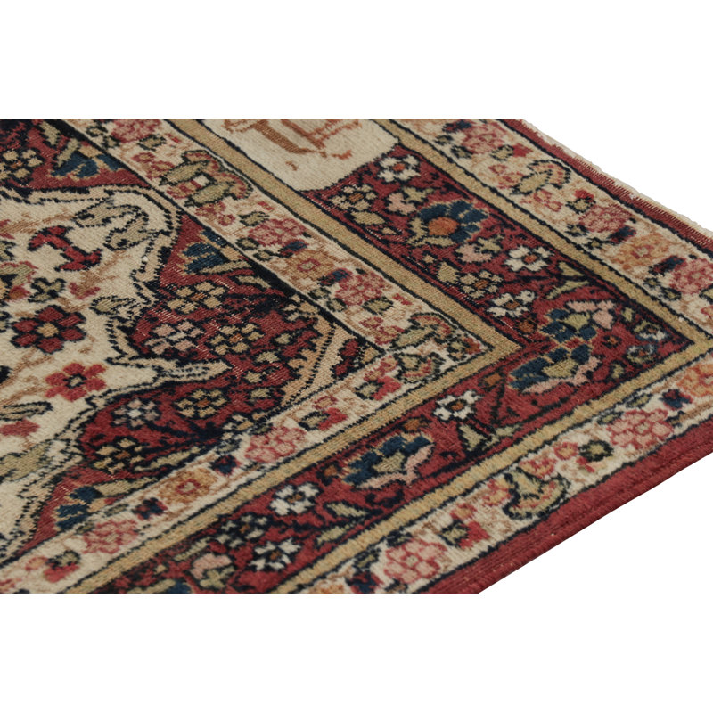 Antique One-of-a-Kind 3'1X18'2 Hand Knotted Area Rug