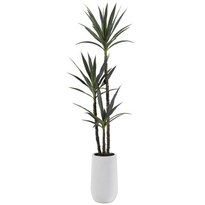 72'' Faux Yucca Tree in Planter