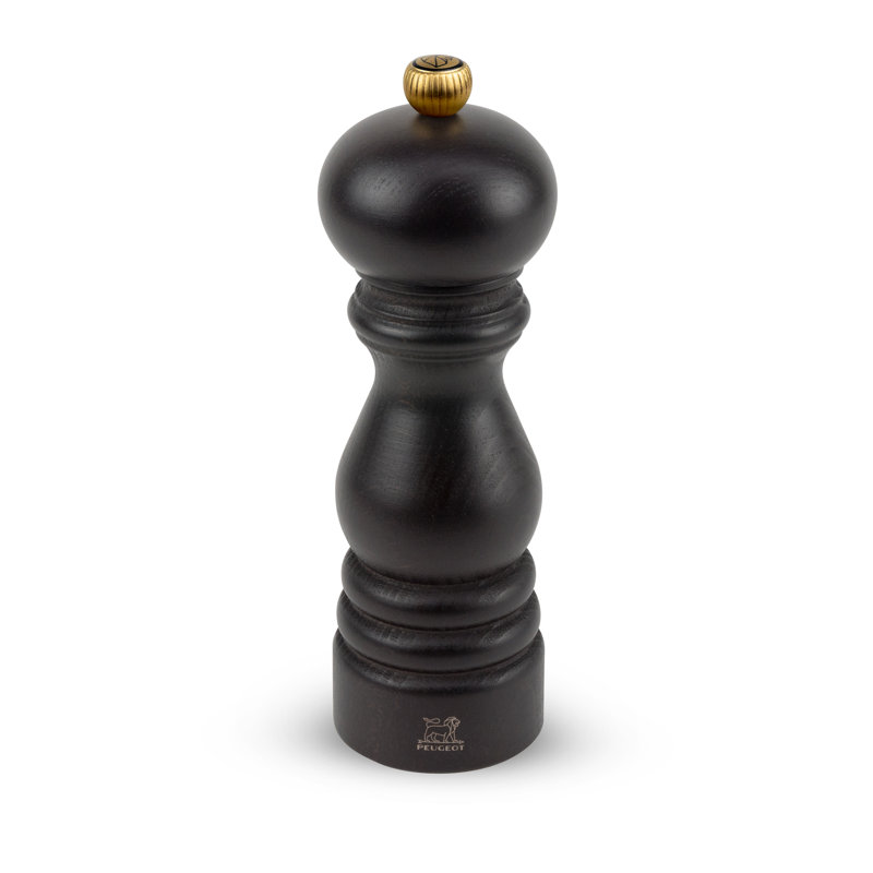 Brand Paris Wood Pepper Mill, Chocolate, 18cm H