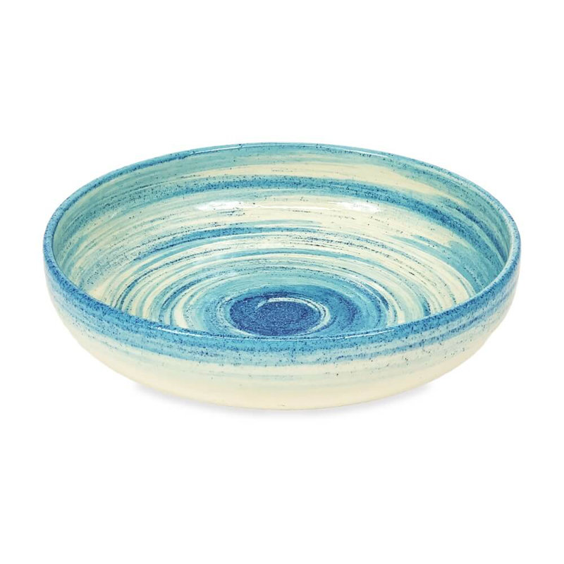 Pastel Beach - Large Bowl, Blue