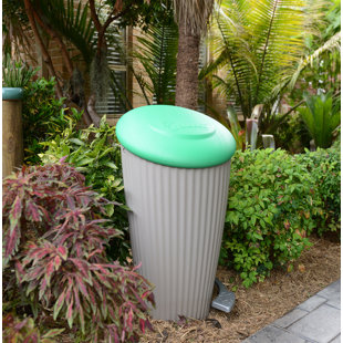 25 Gallons Plastic Outdoor Worm Bin with Latching Lid