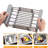 Retractable Stainless Steel Draining Basket Versatile Kitchen Rinse Basket
